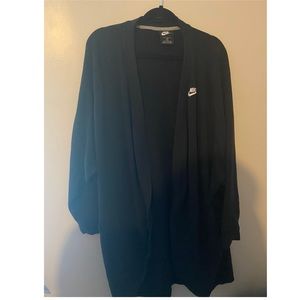 Nike Black Long Cardigan